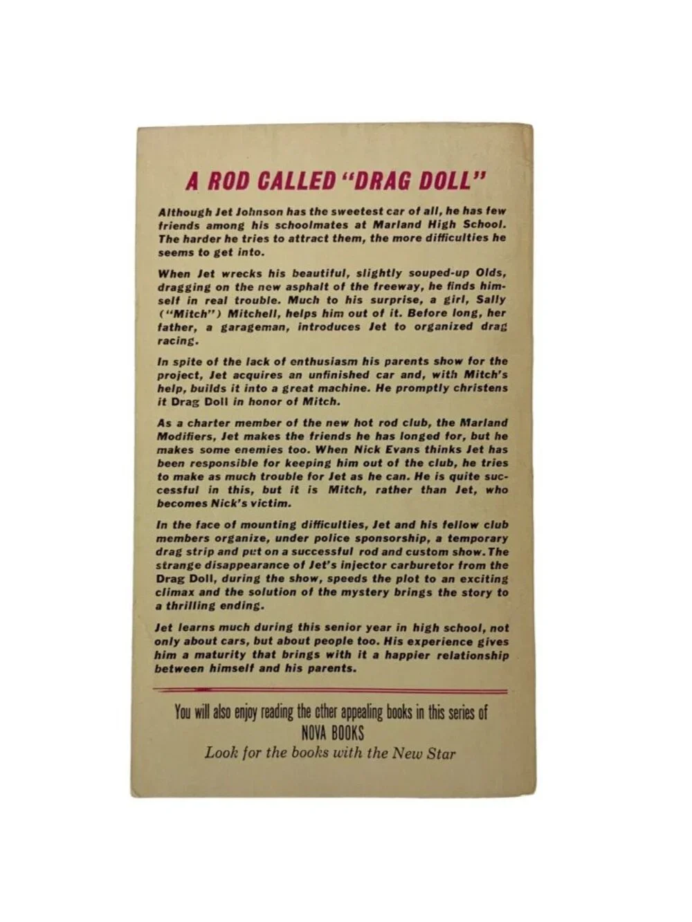 Nova Books drag doll